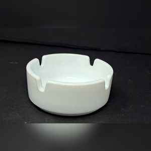 Vintage Small Milk Glass Ashtray